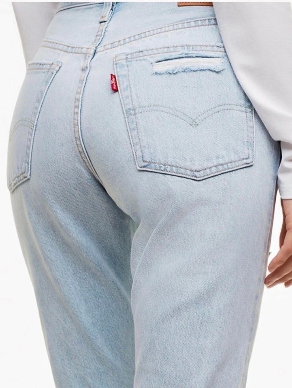 Levi's 501 High Rise Skinny Blue Denim - Picture 3 of 3